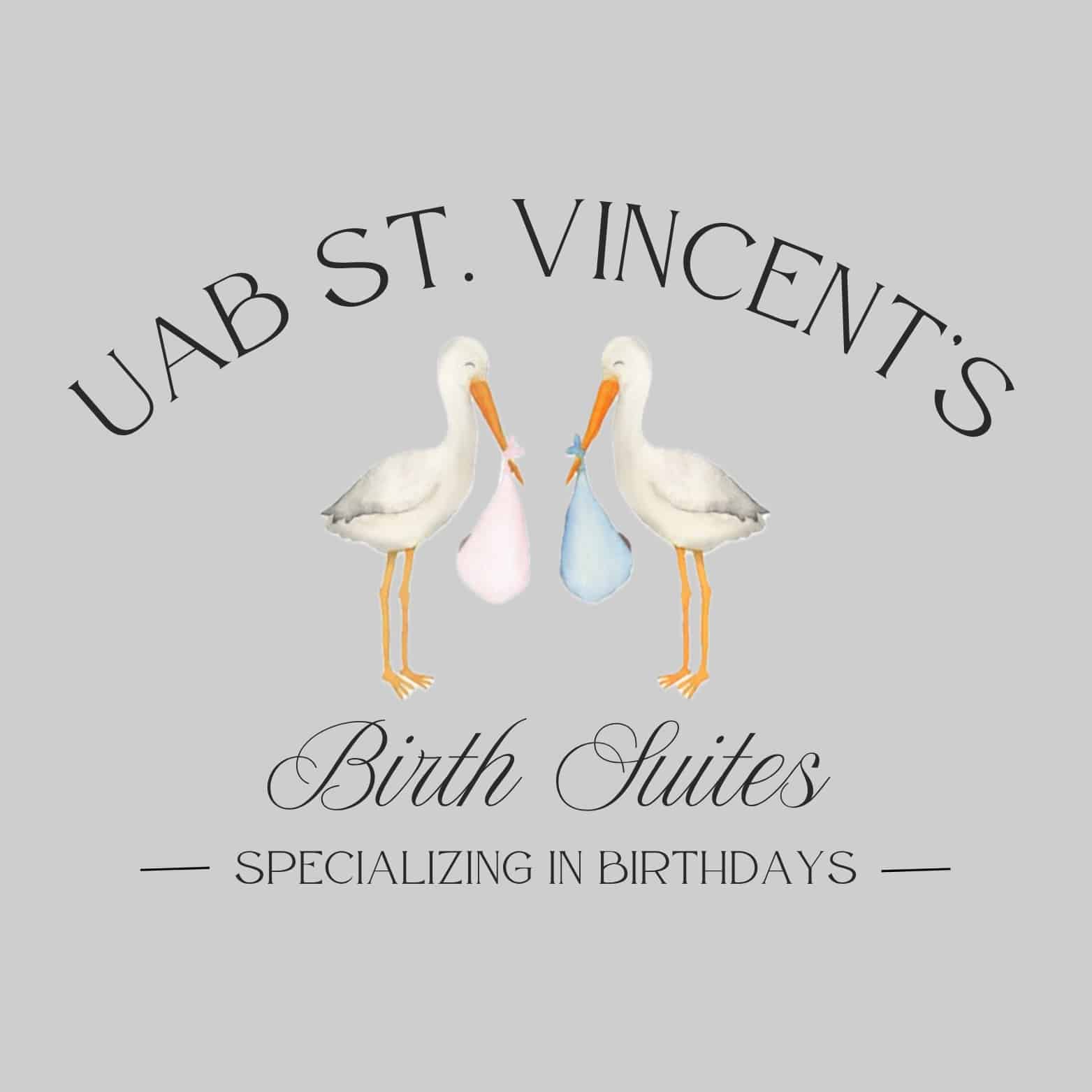 UAB St. Vincent’s Birth Suites Official T-Shirt & Sweatshirt
