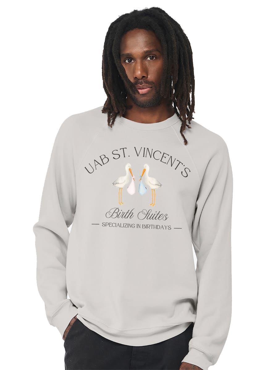 UAB St. Vincent’s Birth Suites Official T-Shirt & Sweatshirt - Image 3