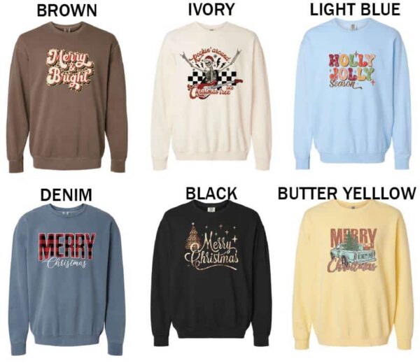 Comfort Colors Christmas Shirt Sale